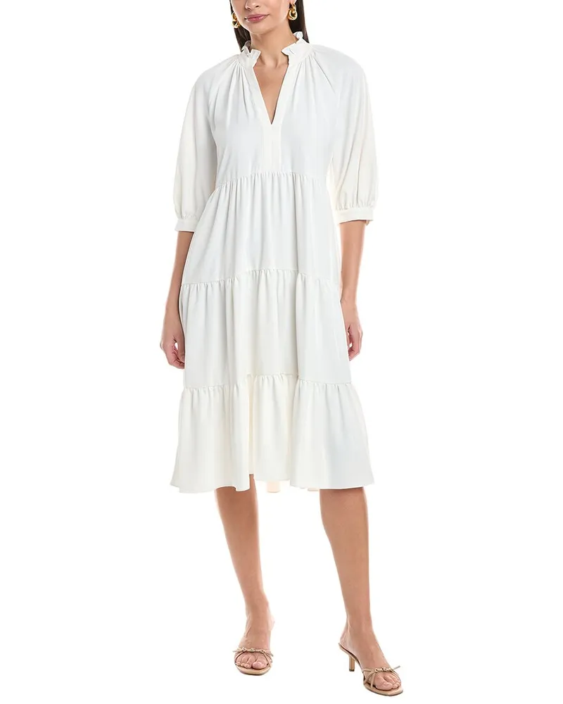 Amanda Uprichard Saffron Midi Dress White