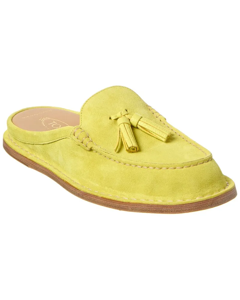 TOD'S TOD’s Suede Mule Yellow