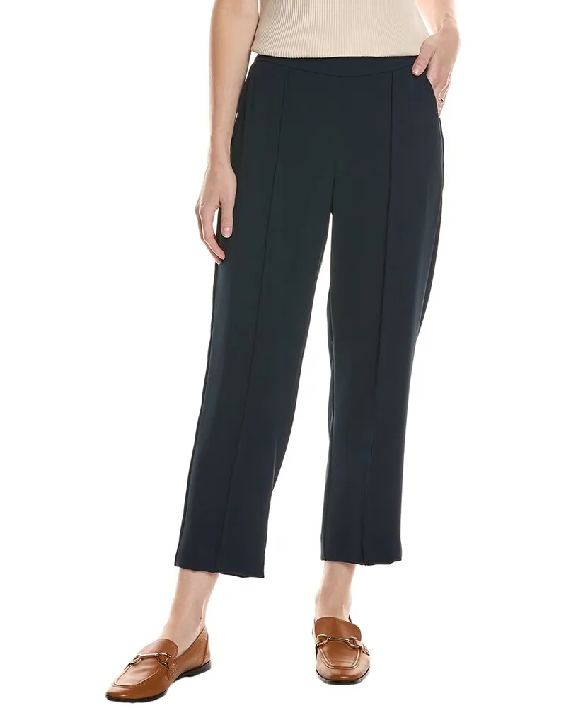Vince Mid-Rise Tapered Pull-On Pant Blue