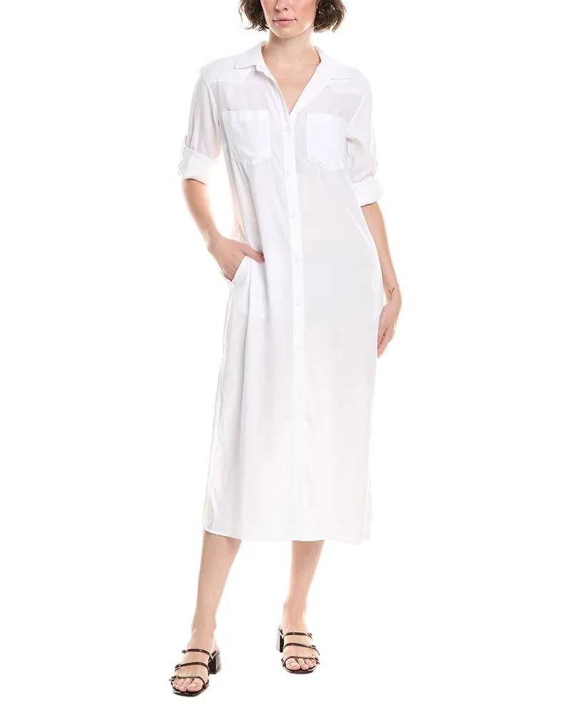 Bella Dahl Western Yoke Duster Dress White
