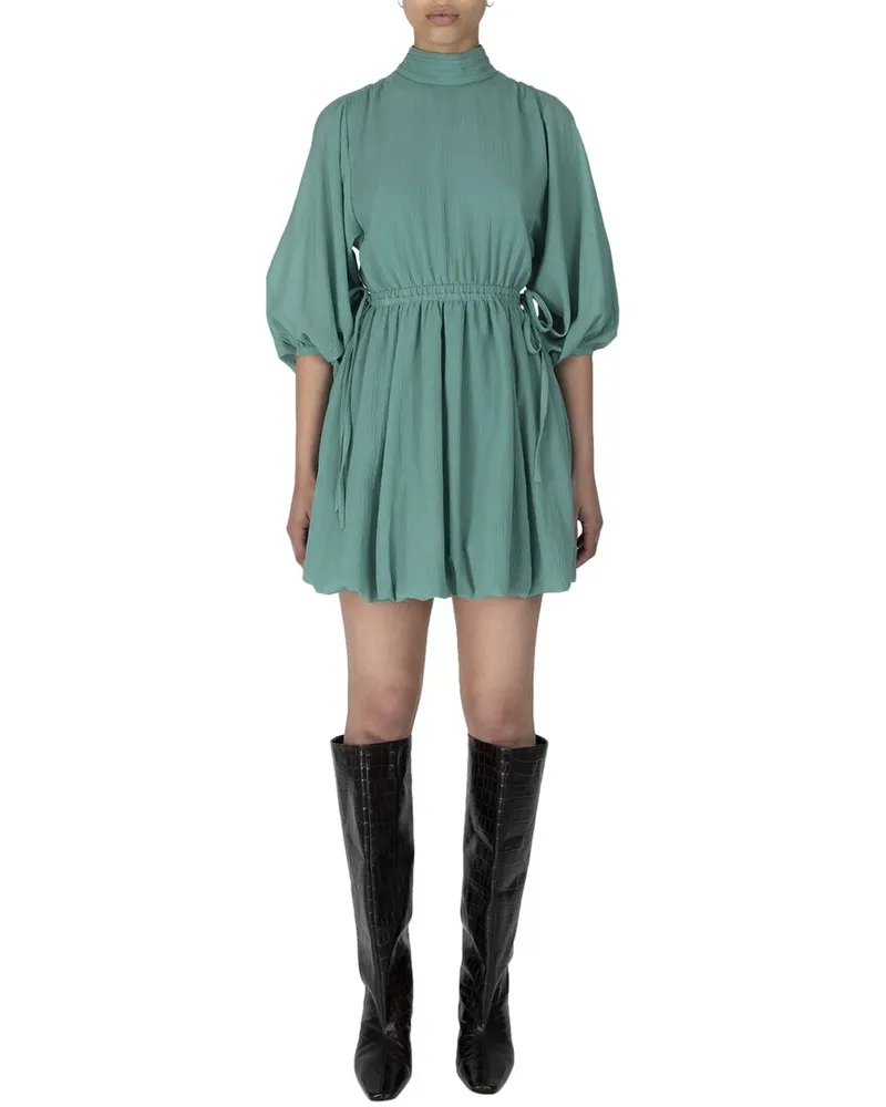 Derek Lam Alex Bubble Hem Mini Dress Nocolor