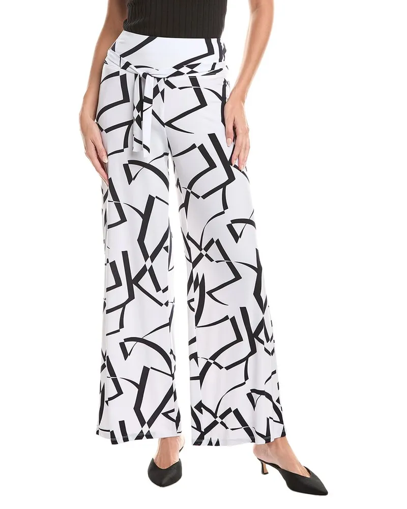 Joseph Ribkoff Tie Waist Pant White