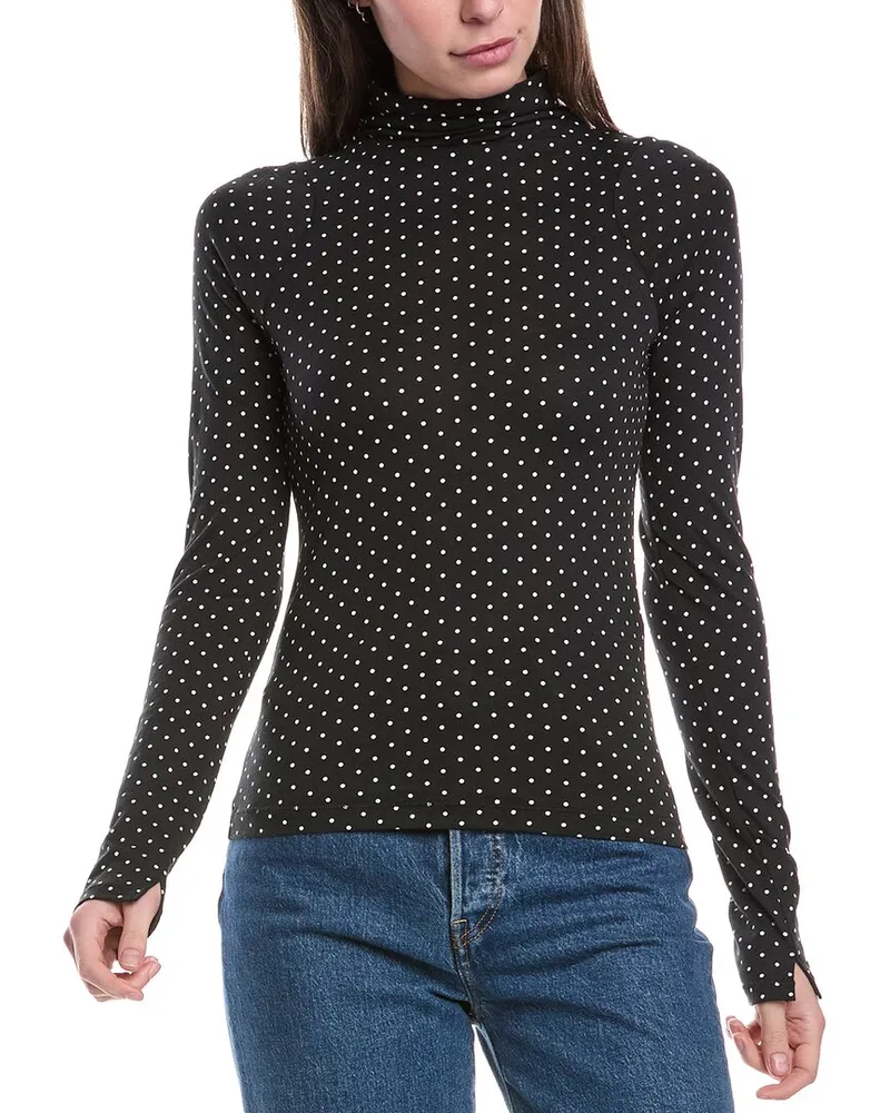 Rag & Bone Sasha Paneled Top Black