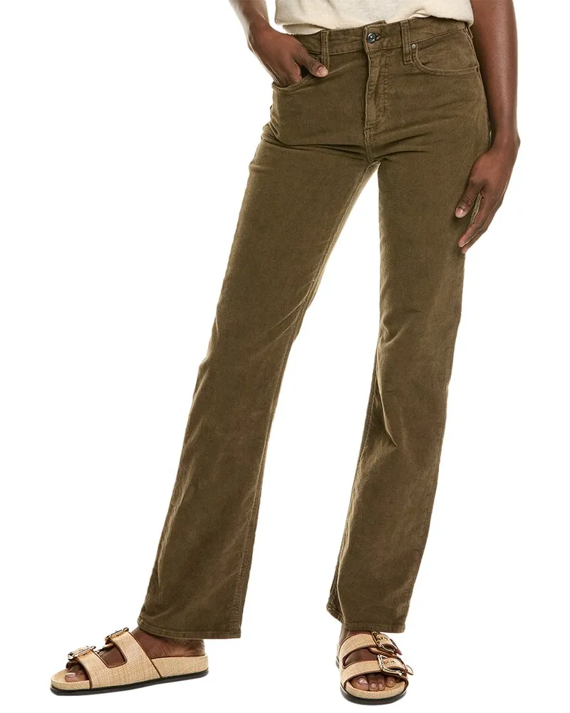HUGO BOSS Parkway Green Corduroy Straight Jean Green