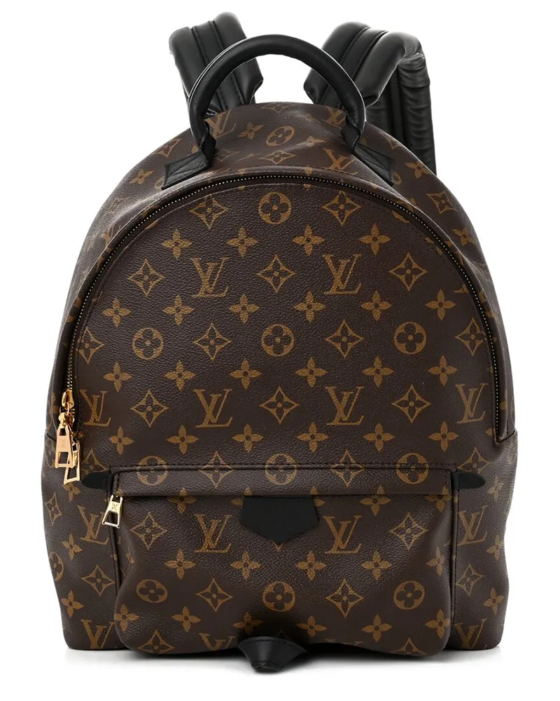 Louis Vuitton Brown Monogram Macassar Coated Canvas Palm Springs (Authentic  Pre-Loved Nocolor