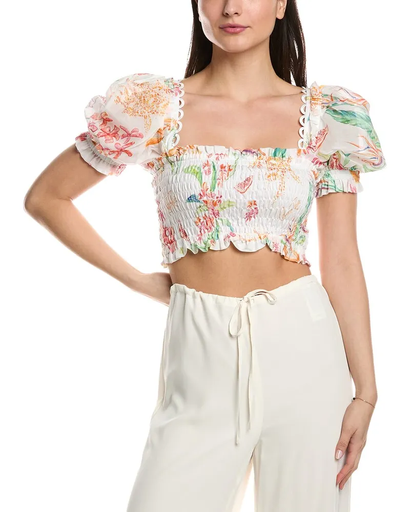 Charo Ruiz Lirio Top White