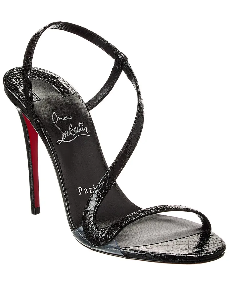 Christian Louboutin Rosalie 100 Leather Sandal Nocolor