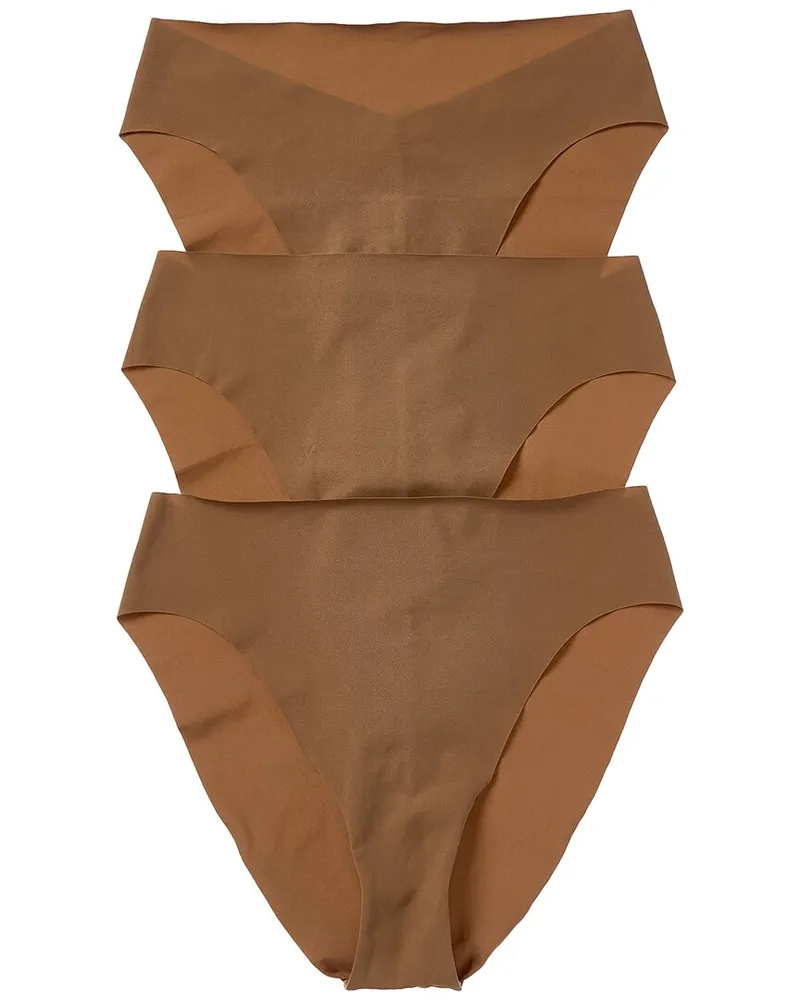 Cosabella 3pk Free Cut Microfiber High Bikini Nocolor