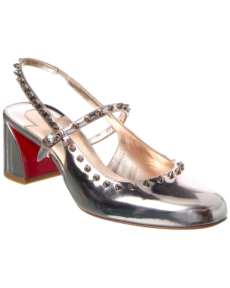 Christian Louboutin Janispikes 55 Patent Pump Pink
