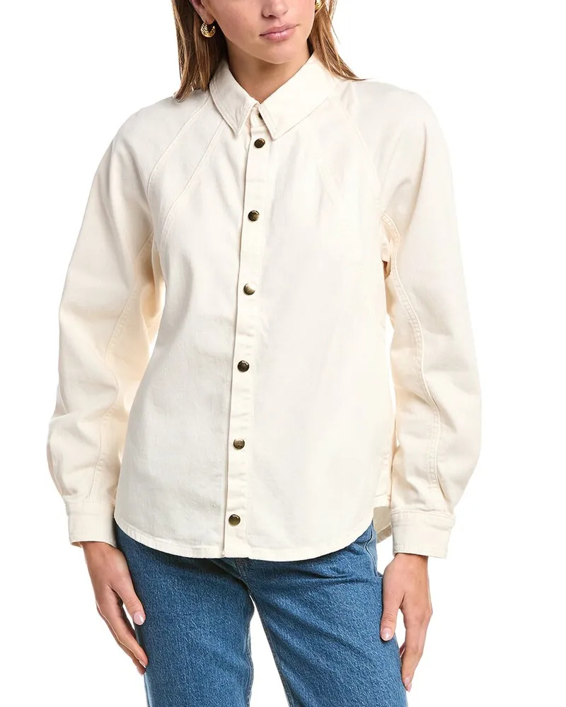 ba&sh Terra Shirt Beige