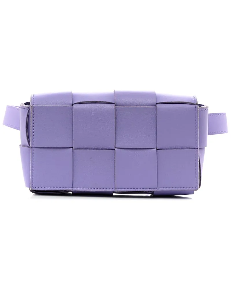 Bottega Veneta Wisteria Maxi Intrecciato Leather Padded The Belt Cassette Bag  (Authentic Pre-Loved Nocolor