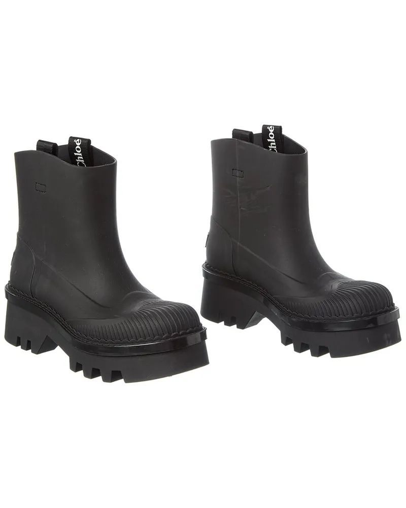 Chloé Raina Rubber Bootie (Authentic Pre-Loved Nocolor