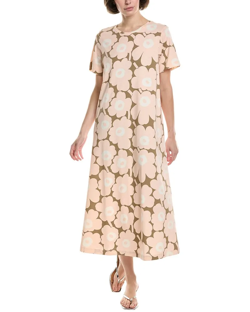Marimekko Midi T-Shirt Dress Pink