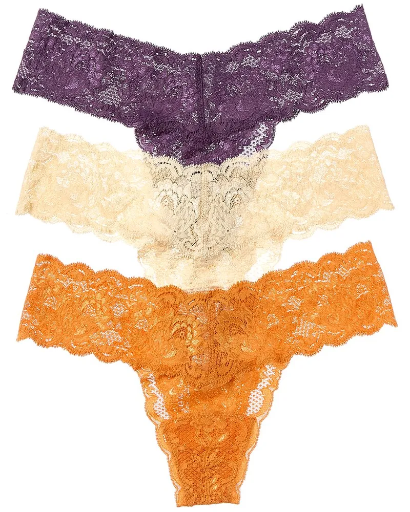 Cosabella 3pk Never Say Never Lowrider Thong Nocolor