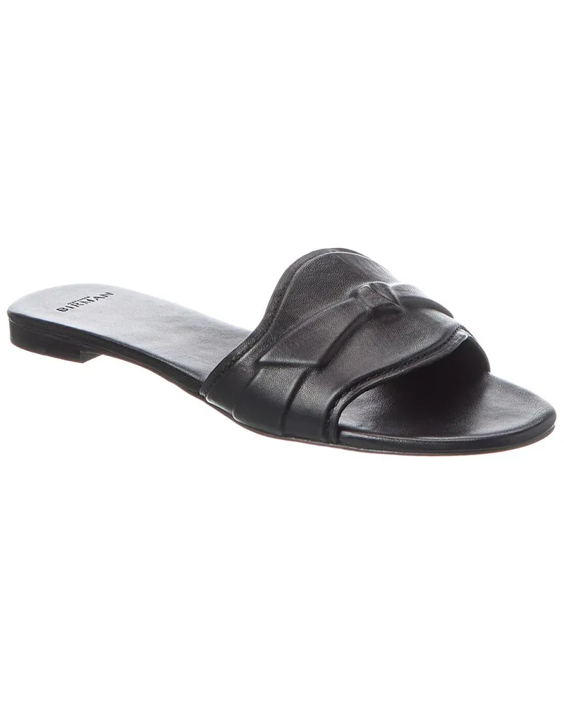 Alexandre Birman Padded Clarita Leather Slide Black