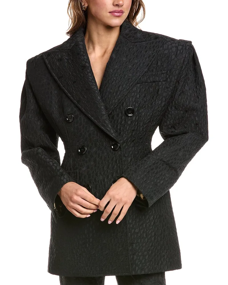 Dolce & Gabbana Jacquard Blazer Black