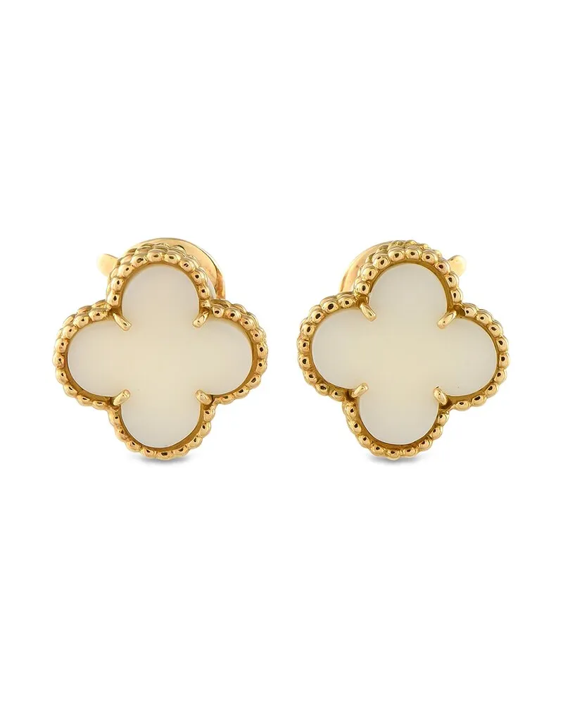 Van Cleef & Arpels 18K Coral Earring (Authentic Pre-Loved Nocolor