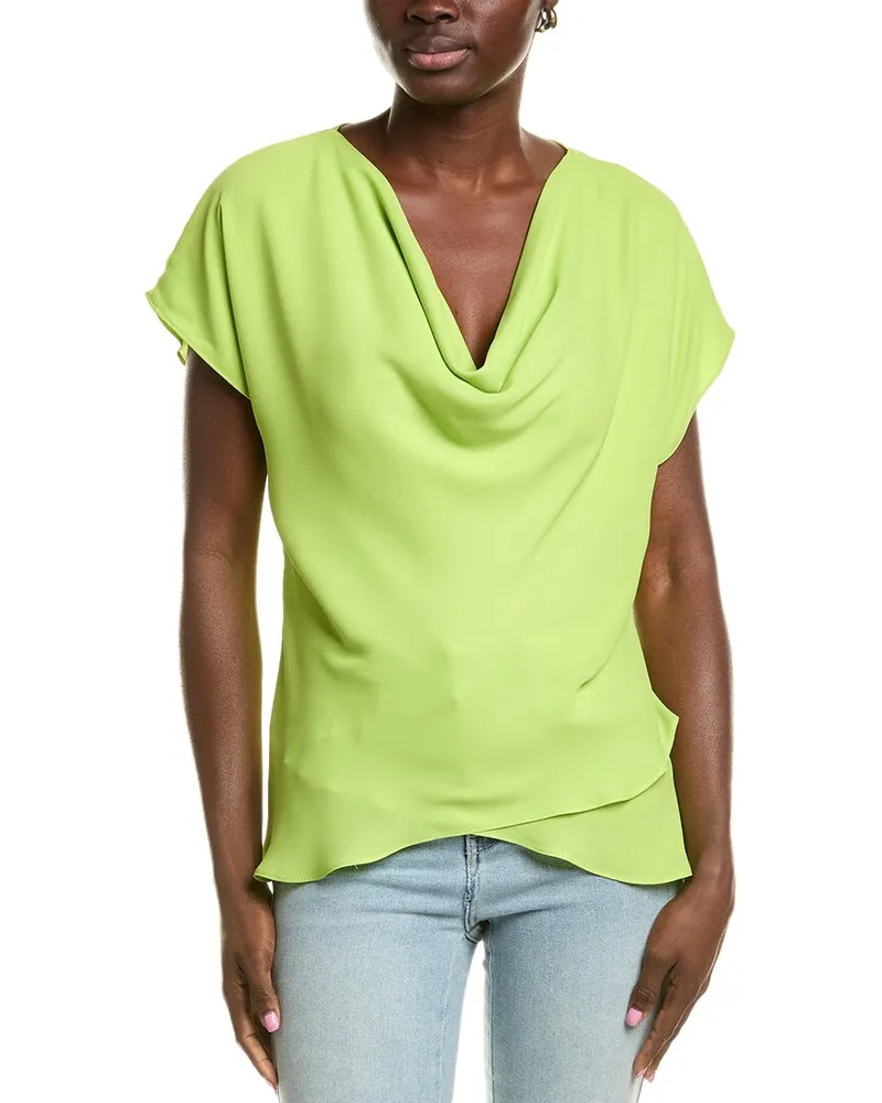 Joseph Ribkoff Cowl Top Green