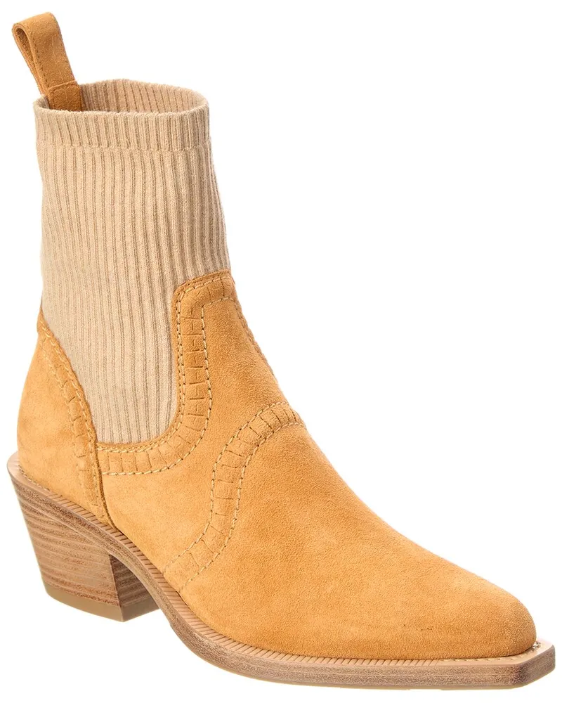 Chloé Suede Boot Brown