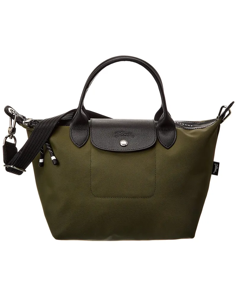 Longchamp Le Pliage Energy Small Canvas Crossbody Handbag Green
