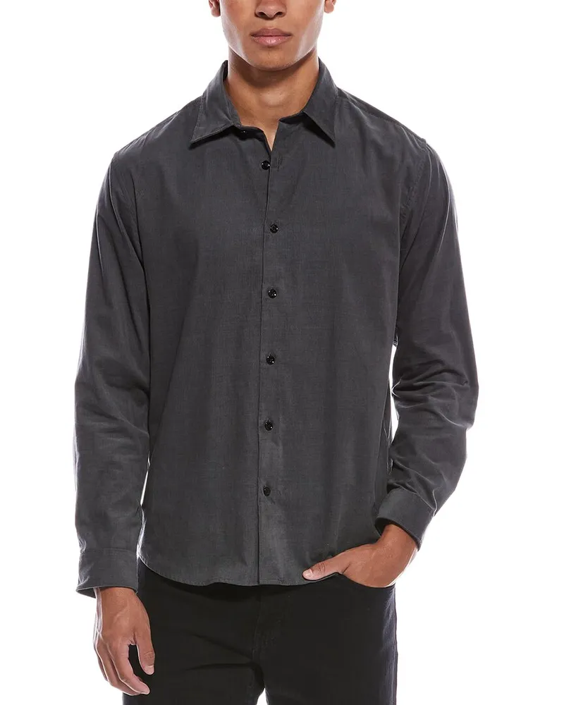 Theory Irving Jazz Shirt Gray