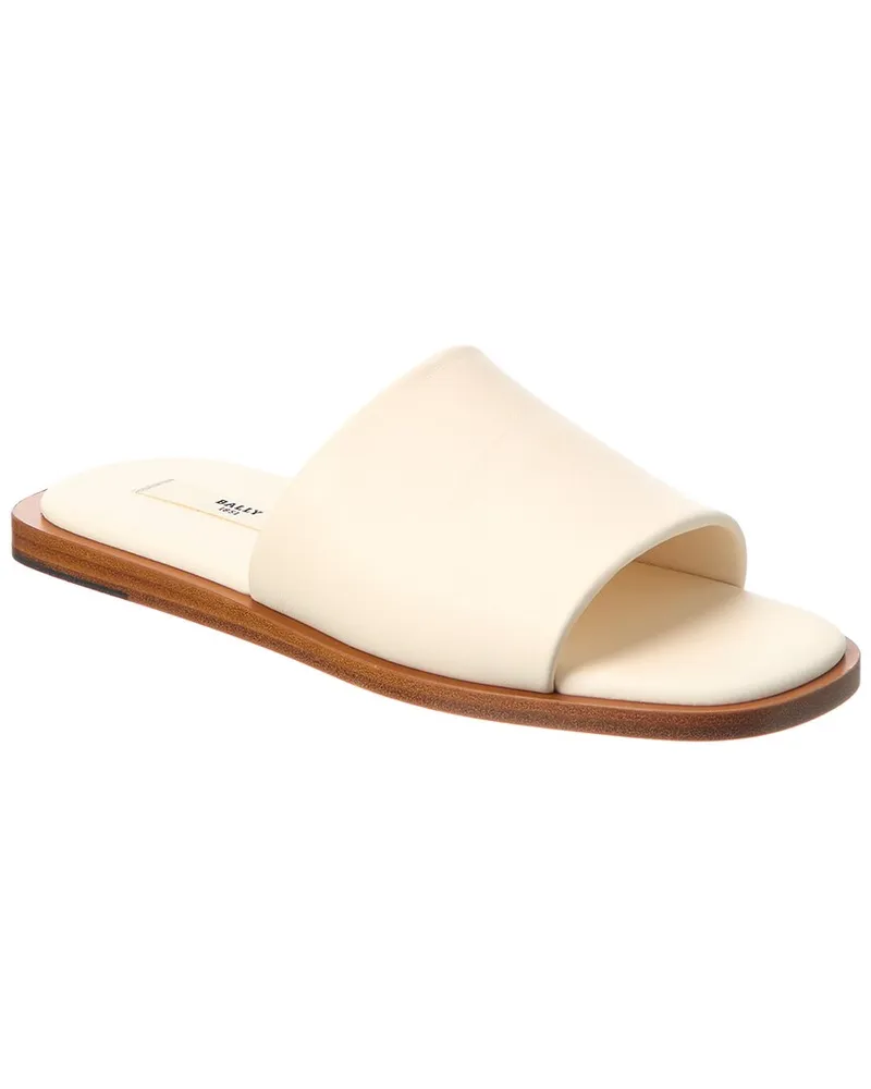 Bally Sabian Leather Sandal White