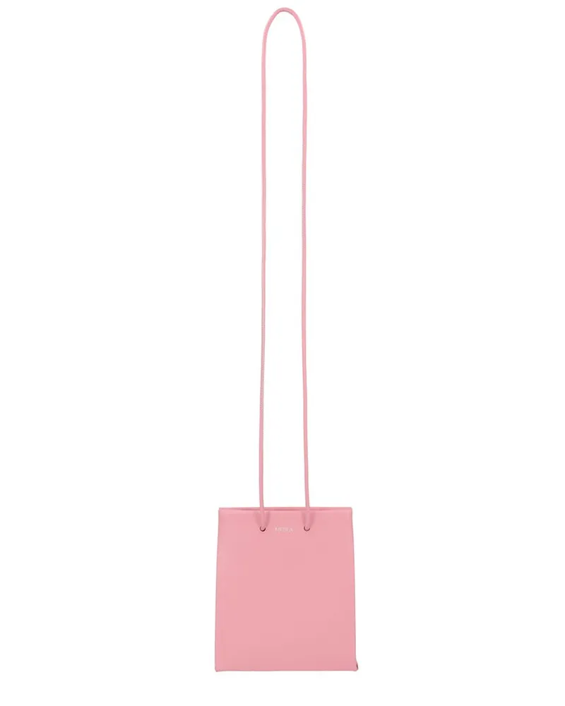 MEDEA Leather Crossbody Pink