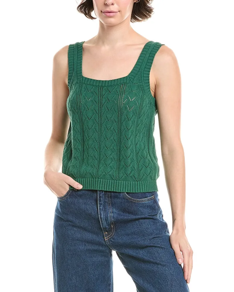 Max Mara Zanora Sweater Tank Green
