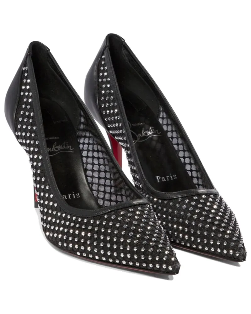 Christian Louboutin Apostropha Mesh Strass Pump Nocolor