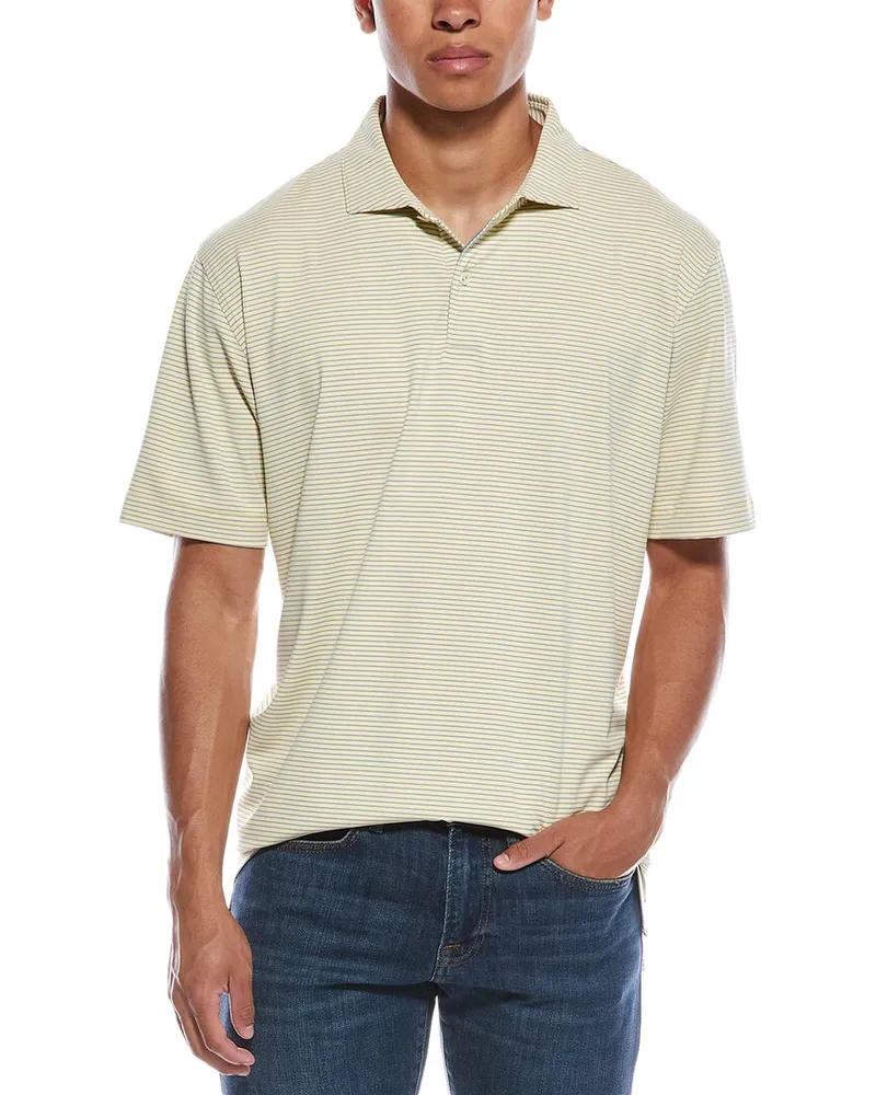 Peter Millar Ballad Performance Jersey Polo Shirt Yellow
