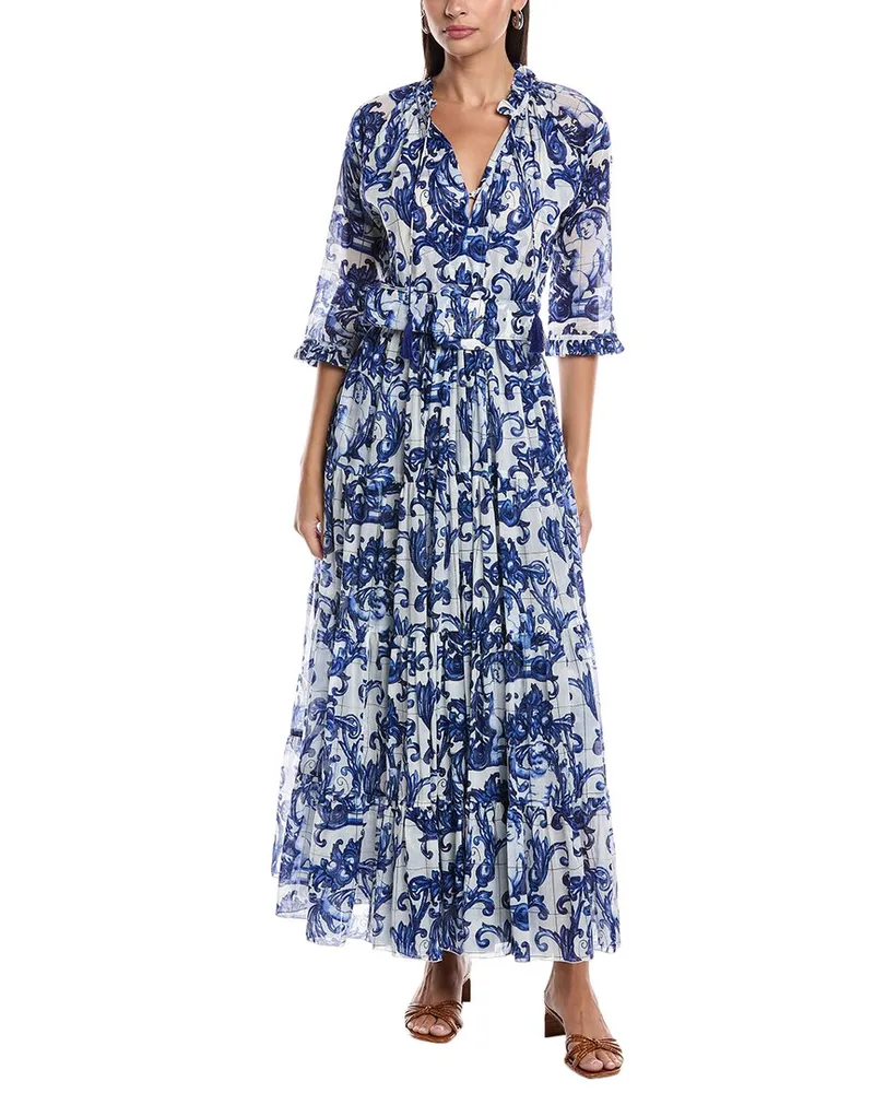 Samantha Sung Eva Maxi Dress Blue