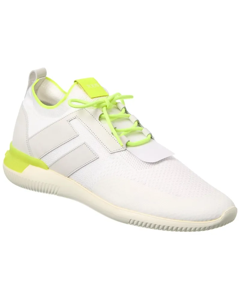 TOD'S TOD’s Knit & Leather Sneaker White
