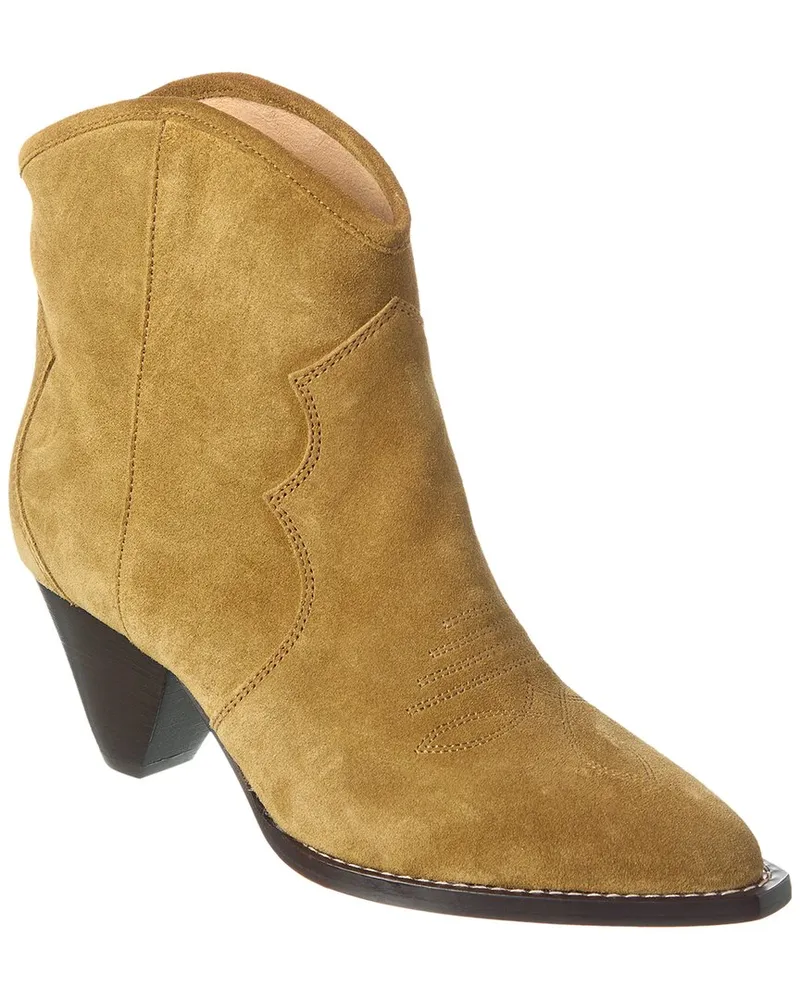 Isabel Marant Darizo Suede Bootie Brown
