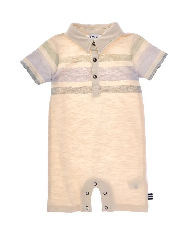 Splendid Getaway Stripe Onesie White