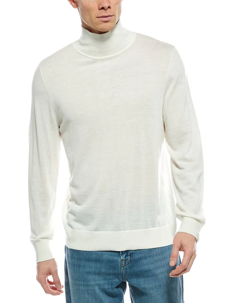Rag & Bone Roy Wool-Blend Turtleneck Sweater Grey