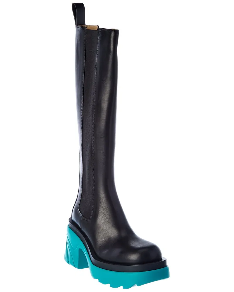 Bottega Veneta Flash Leather Boot Black