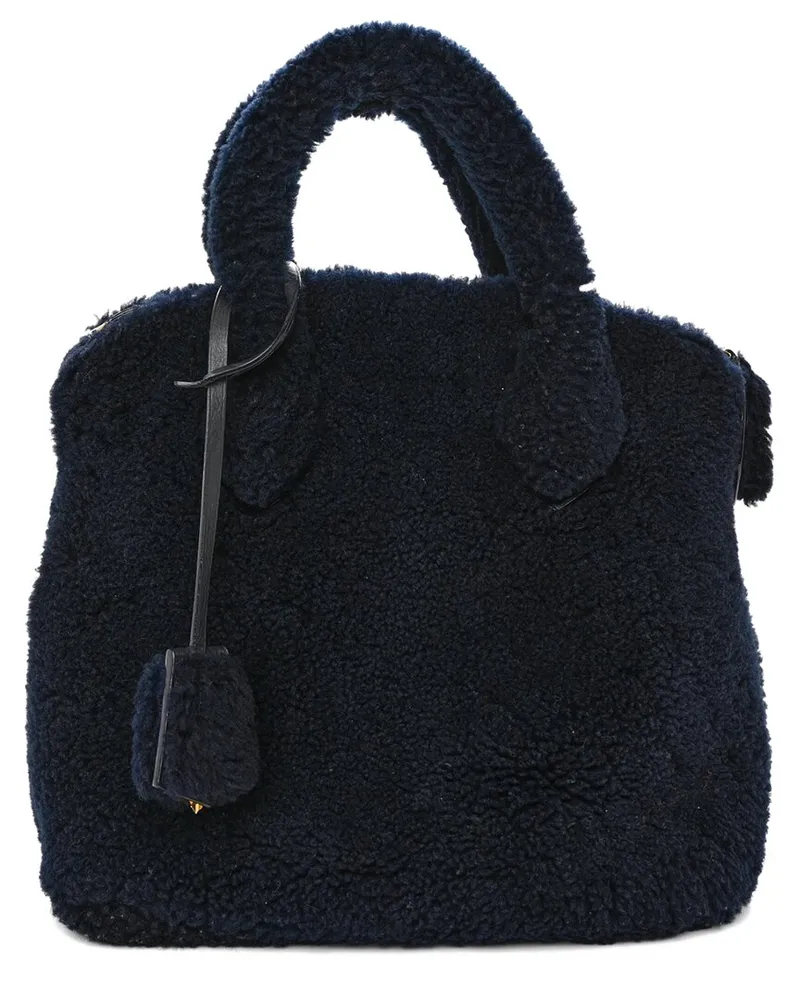 Louis Vuitton Blue Marine Shearling Pulsion Locki (Authentic Pre-Loved Nocolor