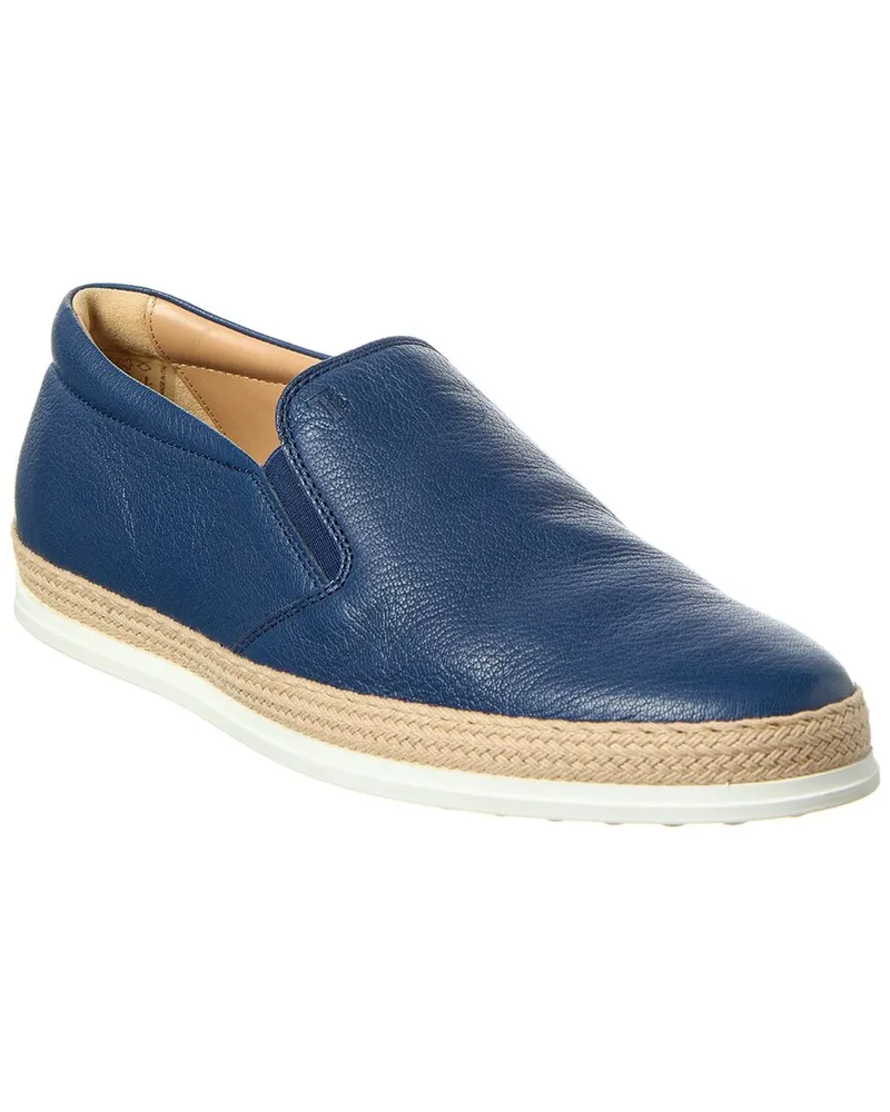 TOD'S TOD’s Leather Slip-On Sneaker Blue