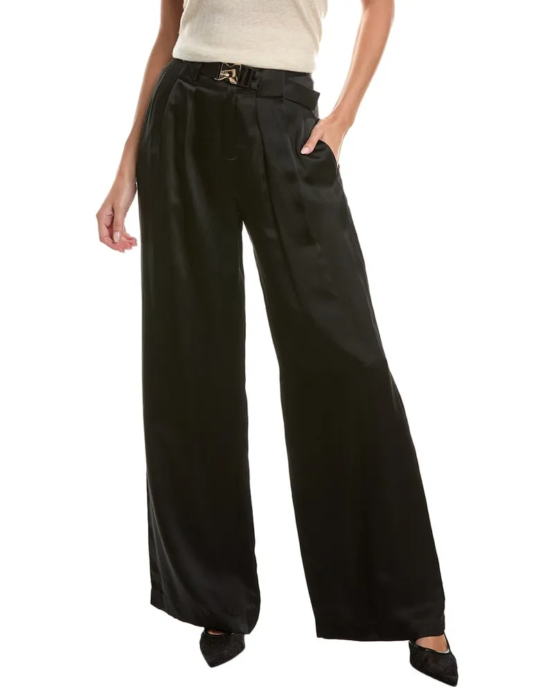 NICHOLAS Iman Silk-Blend Pant Black