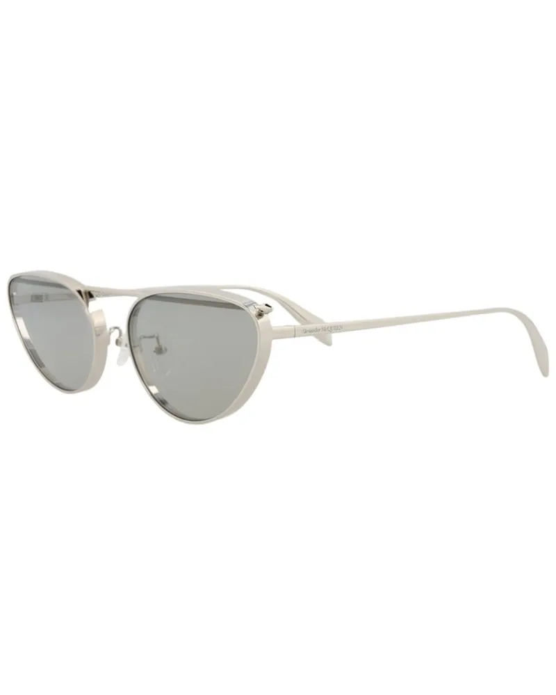 Alexander McQueen Women's AM0424S 62mm Sunglasses Silver