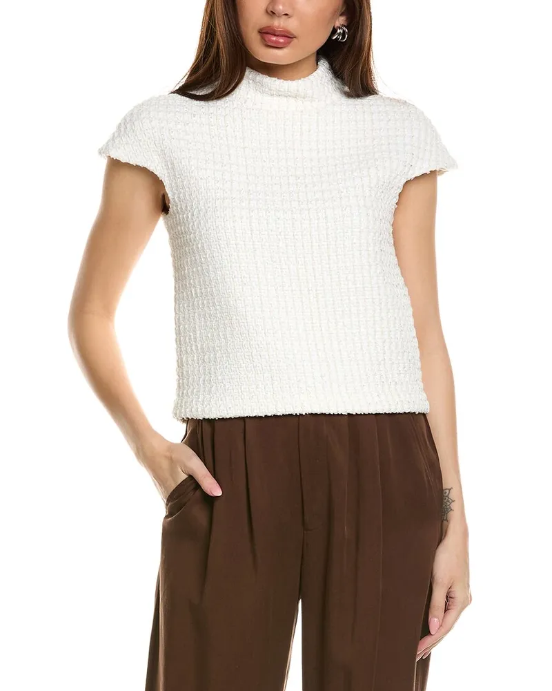 Piazza Sempione Basketweave Top White