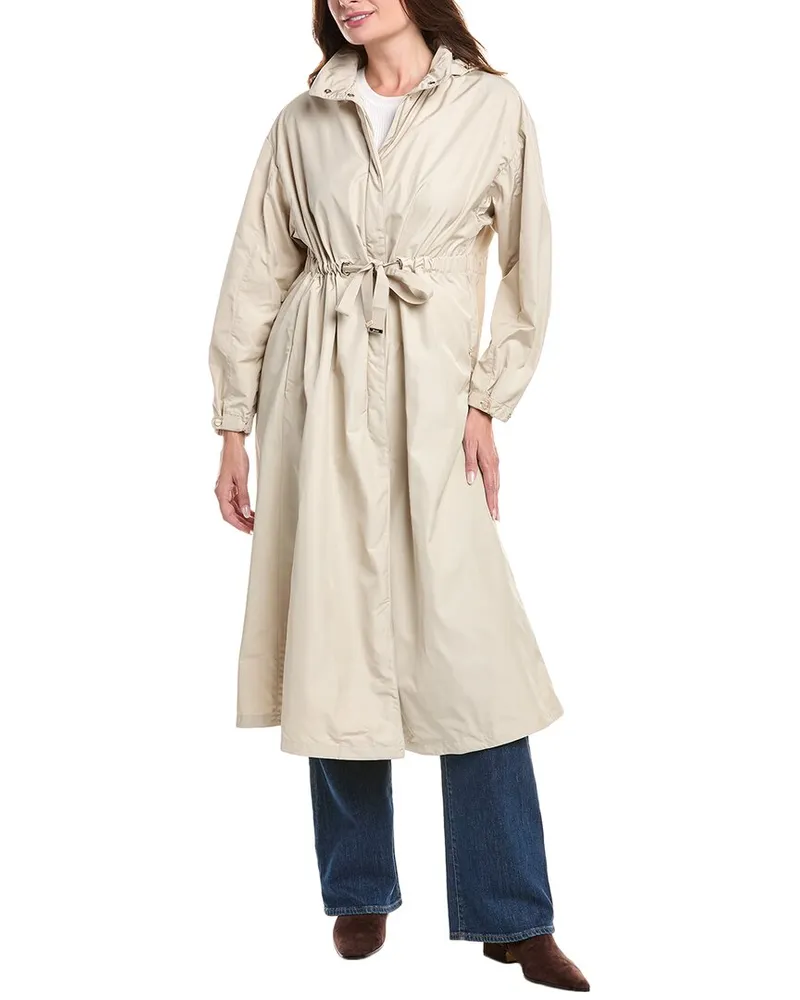 Herno Drawstring Waist Coat Grey