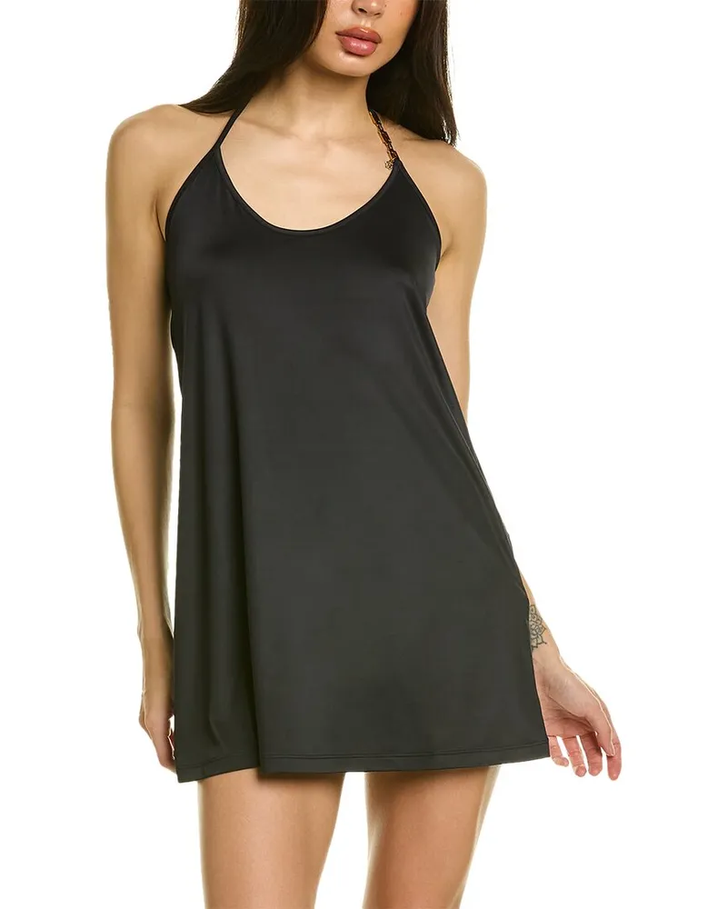 Versace Swim Cover-Up Black
