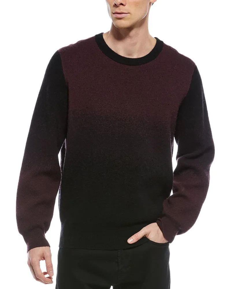 Rag & Bone Downing Wool & Cashmere-Blend Crewneck Sweater Red