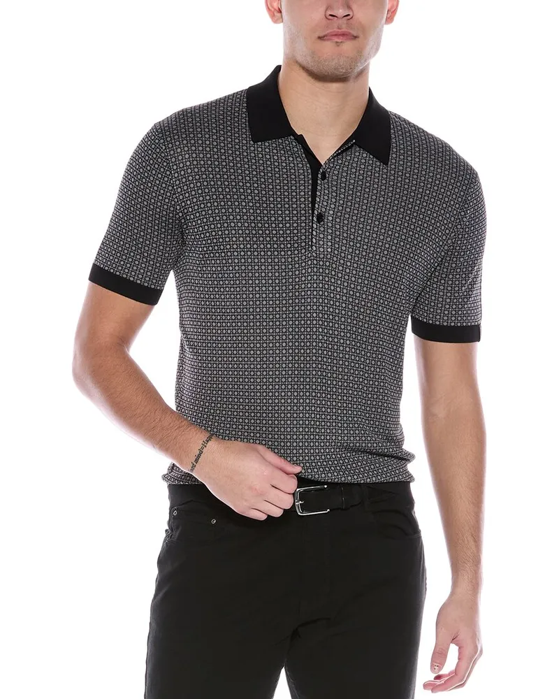 Rag & Bone Tyson Polo Shirt Black
