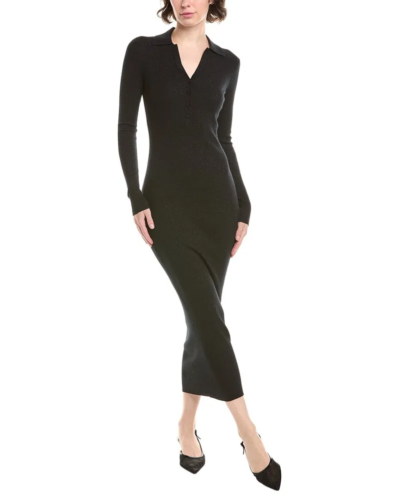Max Mara Frais Knitted Dress Black