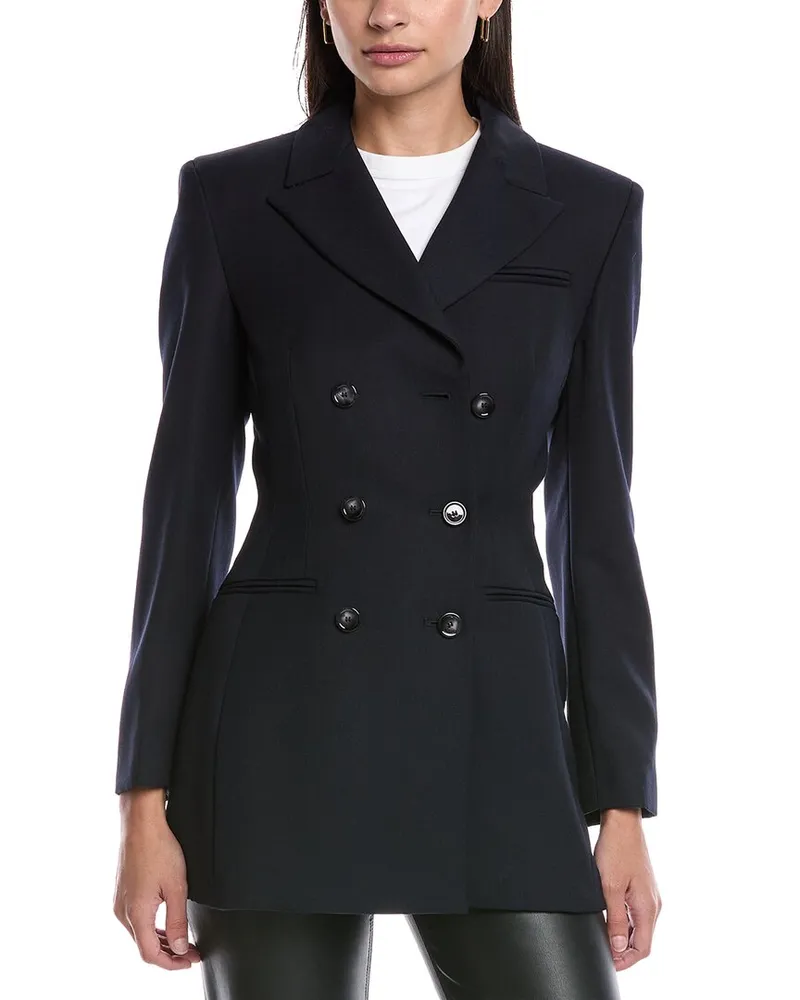MARELLA Approdo Wool-Blend Jacket Navy
