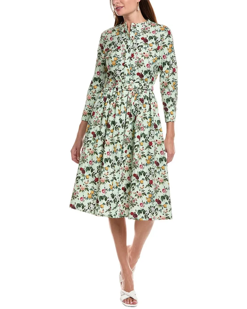 Oscar de la Renta Midi Dress Green