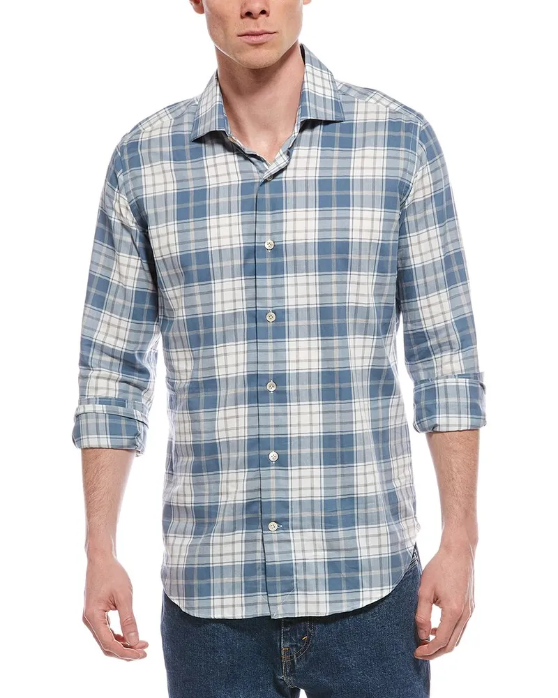 Eleventy Dandy Shirt Blue