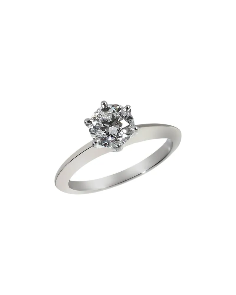 Tiffany & Co. Platinum Diamond Engagement Ring (Authentic Pre-Loved Nocolor